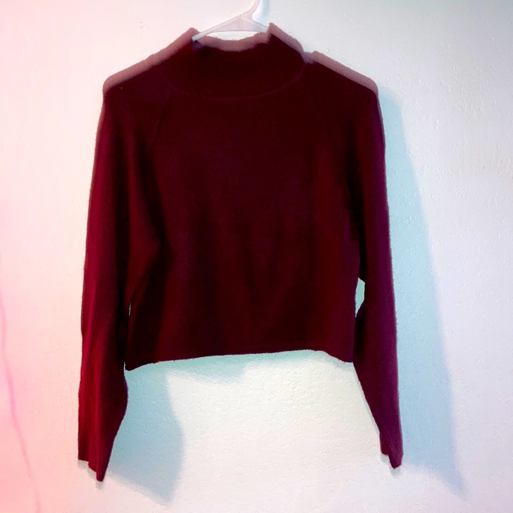 Wallflower red turtle neck sweater